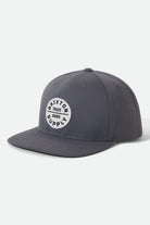 Unisex Oath III Snapback in the color Future Grey - Front Product View