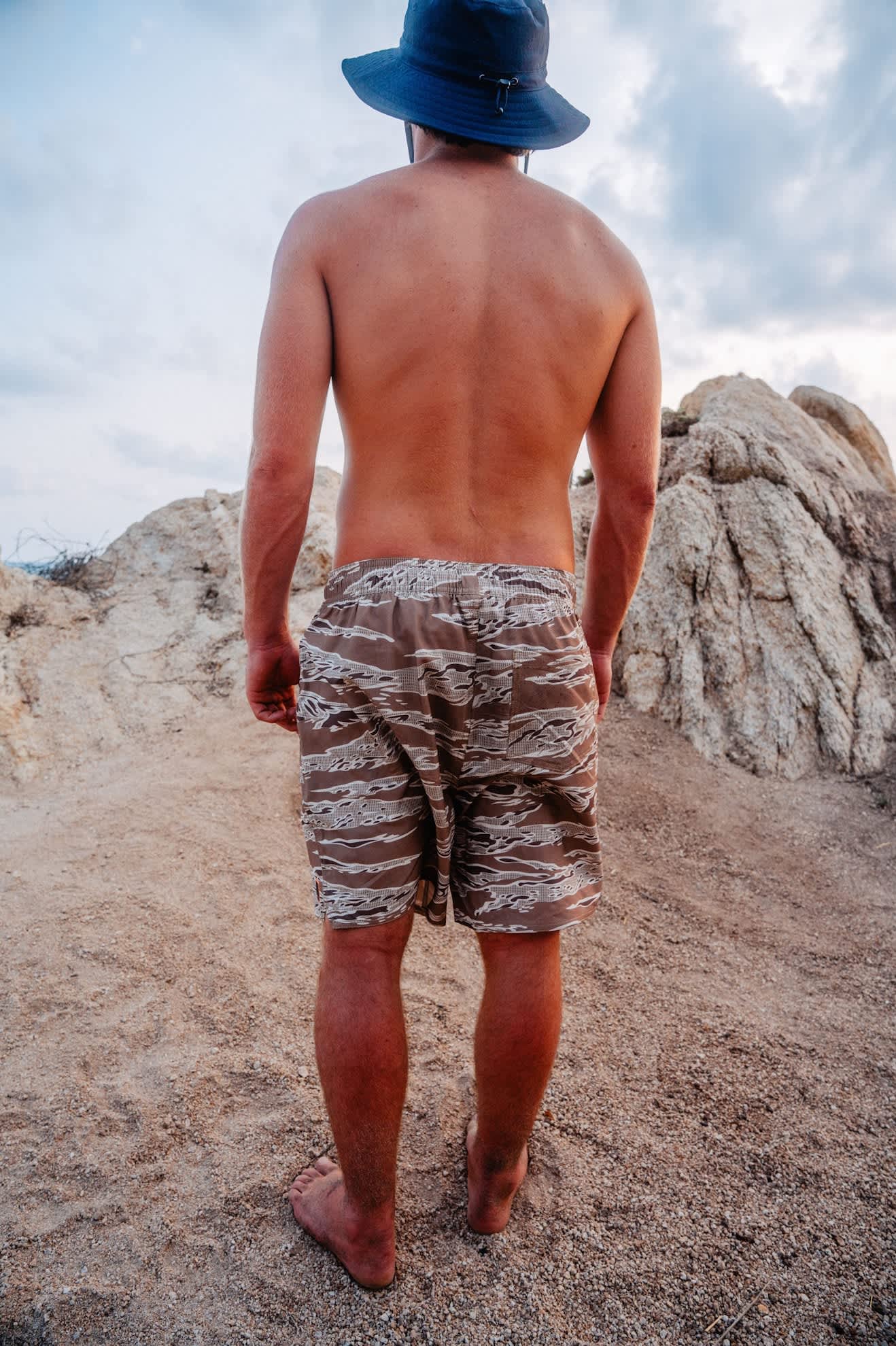 Men's Journey Active Short in the color Desert Tiger Camo - Men's Lifestyle 3.0