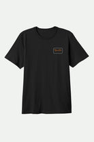 Men's Grade S/S Standard T-Shirt in the color Black/Rust/Smoke Grey - Front Product View