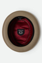 Unisex Stout Pork Pie in the color Sand/Dark Sand - Additional Laydown image