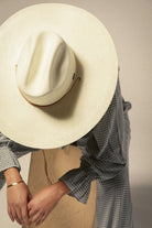 Women's Marina Panama Lifeguard Hat in the color Panama White - Additional Fit image