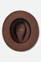 Unisex Messer Fedora in the color Pinecone Brown - Additional Laydown image