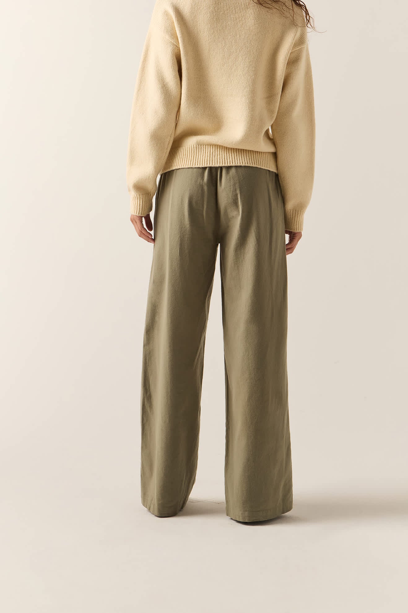 Women's Service Trouser Pant in the color Olive Surplus - Additional Fit image