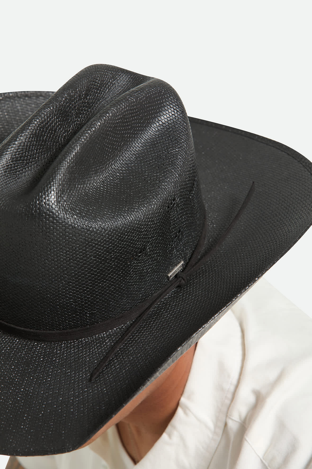 Unisex Laredo Straw Cowboy Hat in the color Black - Additional Fit image
