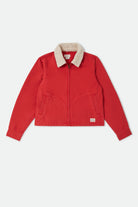 Women's Mechanics Women's Garage Zip Jacket in the color Adrenaline Rush - Front Product View