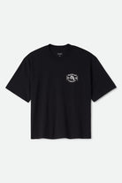 Men's Ogle Boxy T-Shirt in the color Black - Front Product Laydown Image