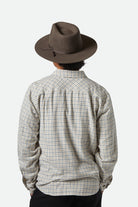 Unisex Cohen Cowboy Hat in the color Brown - Men's Back View
