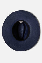 Women's Harper Panama Straw Hat in the color Navy - Additional Laydown image