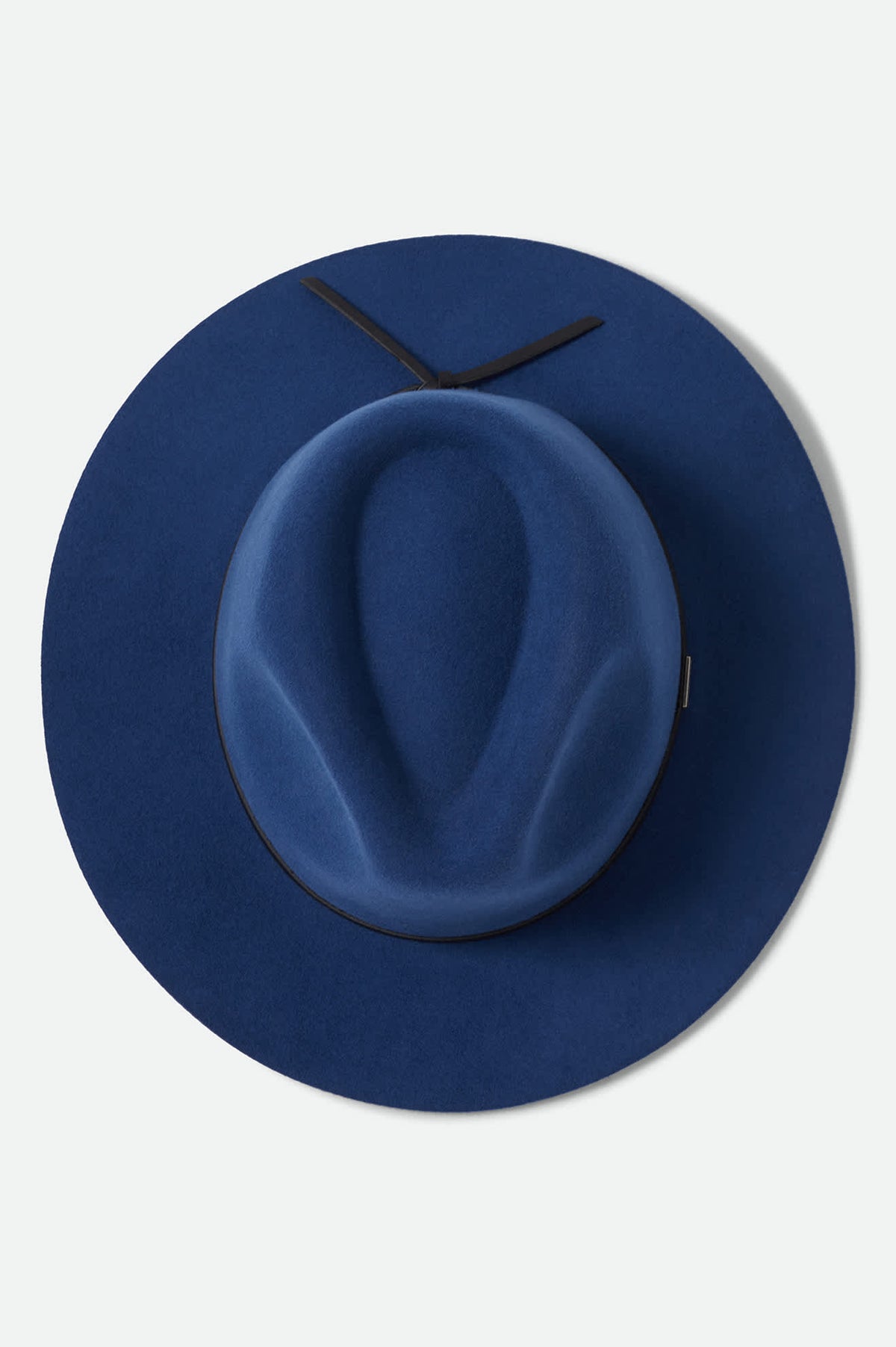 Unisex Wesley Fedora in the color Classic Navy/Black - Additional Laydown image