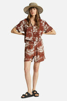 Women's Fit, Featured View | Riviera S/S Woven Shirt - Sepia