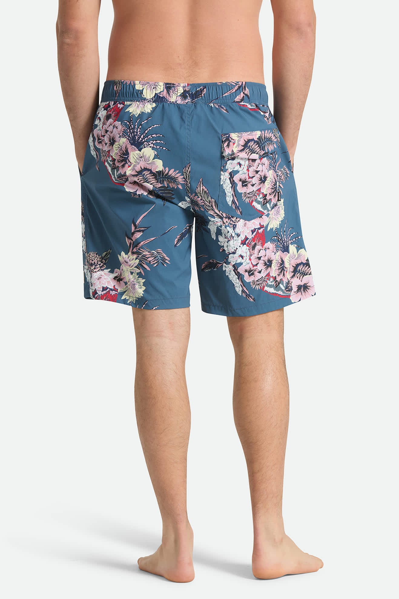 Men's Everyday Stretch Hybrid Short 7" in the color Midnight Blue - Men's Back View