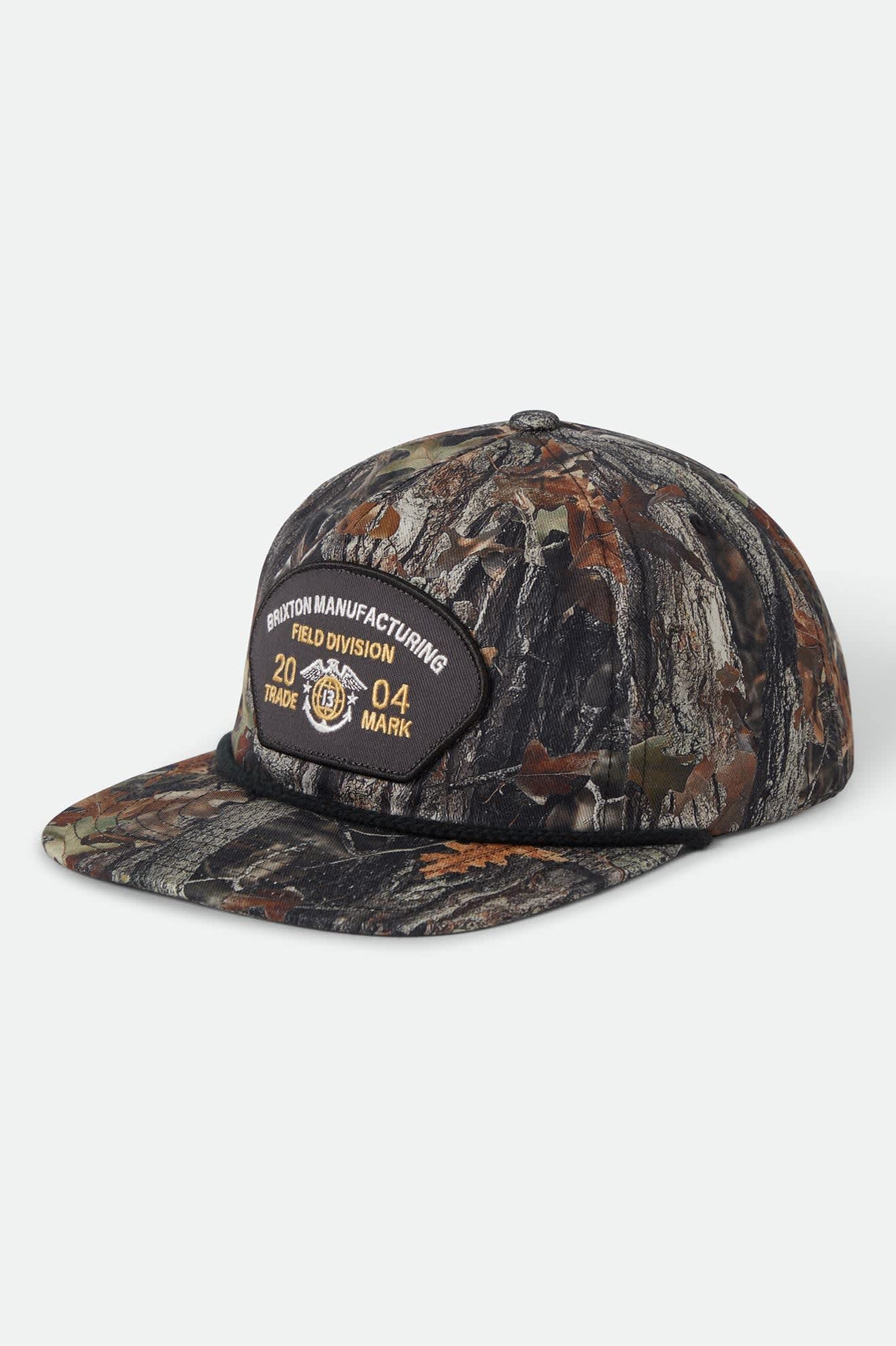 Unisex Division Netplus Snapback in the color Tree Camo - Front Product Laydown Image