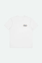 Brixton Men's Parsons S/S Tailored T-Shirt - White/Washed Navy/Brown | Main