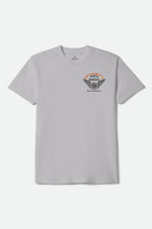 Men's Leeway Short Sleeve T-Shirt in the color Pebble Stone Worn Wash - Front Product Laydown Image