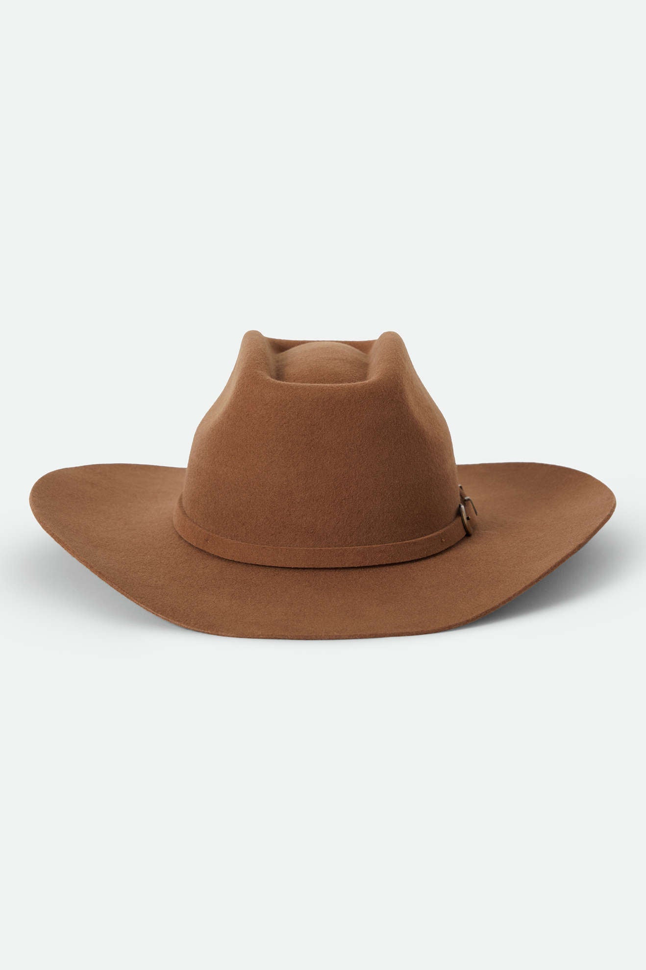 Unisex Prescott Brick Top Cowboy Hat in the color Toffee - Additional Laydown image
