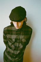 Unisex Hooligan Flat Cap in the color Black - Men's Lifestyle 3.0