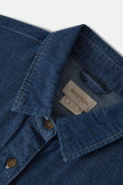 Women's Mechanics Women's Shirt in the color Medium Chambray - Additional Laydown image