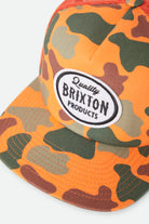 Unisex Henry Trucker Hat in the color Orange Duck Camo/Orange - Additional Laydown image
