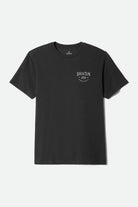 Men's Fremont Short Sleeve Standard T-Shirt in the color Vintage Black - Front Product Laydown Image