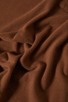 Women's Carefree Organic Garment Dye Perfect T-Shirt in the color Pinecone Brown - Additional Laydown image