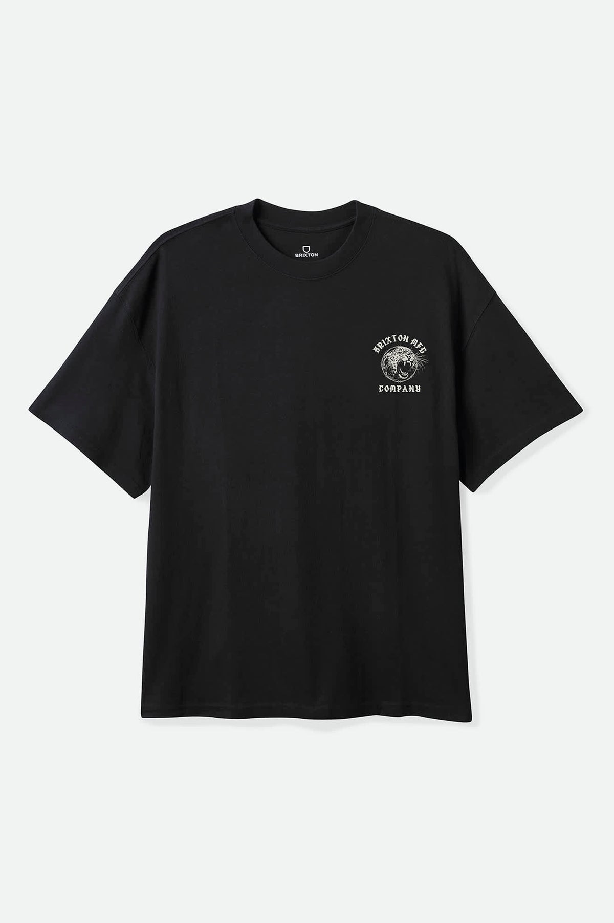 Men's Greer Standard T-Shirt in the color Black - Front Product Laydown Image