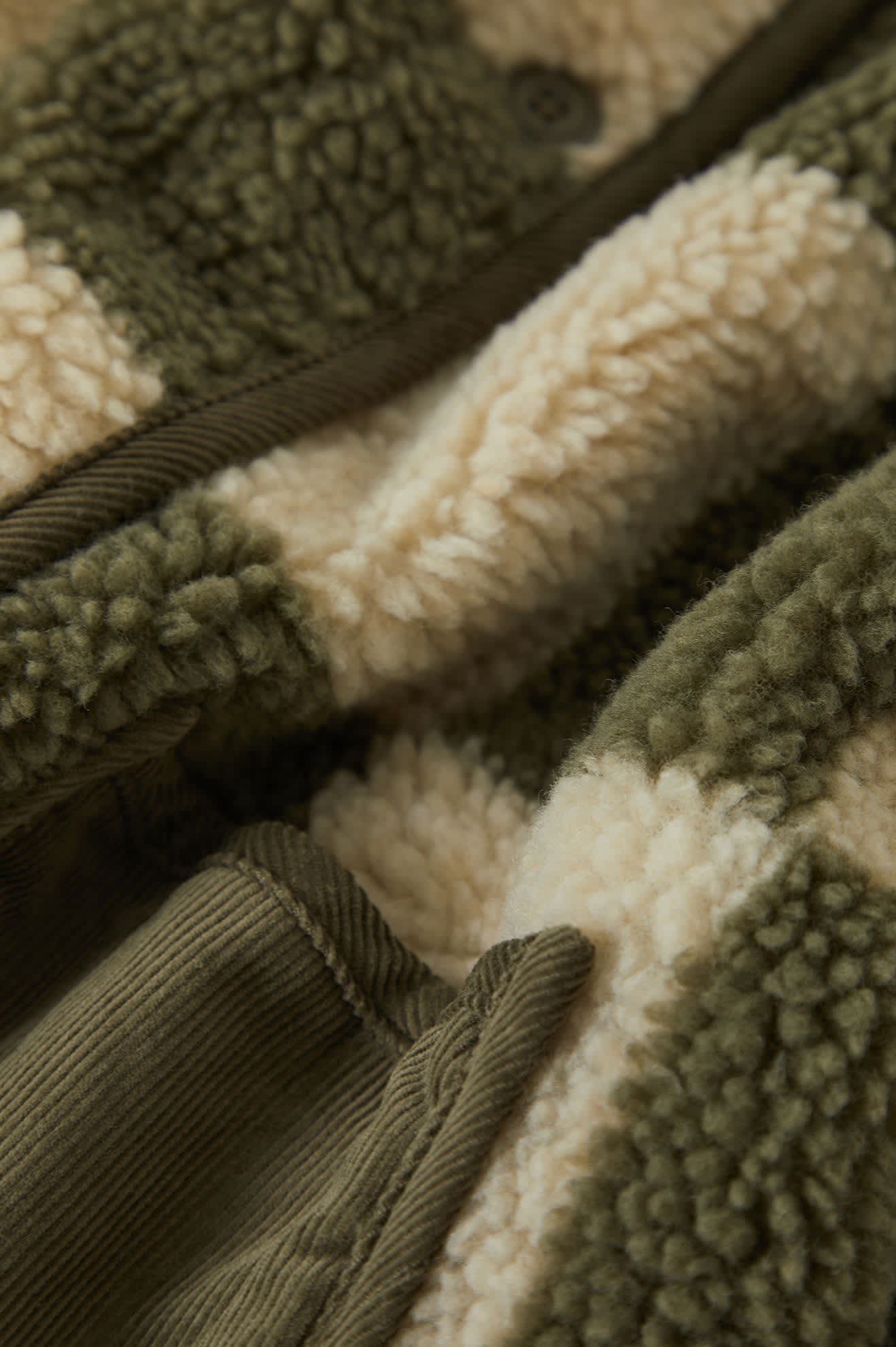 Women's Delilah Quilted Jacket in the color Surplus/Natural - Additional Laydown image