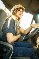 Women's Retro Mesh S/S Polo in the color Washed Navy - Men's Lifestyle image