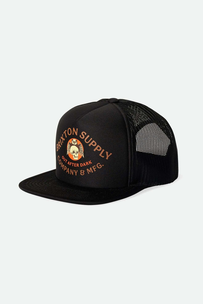 Brixton Unisex Position Neplus Trucker Hat - Black/Black | Main