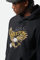 Men's Keller Hoodie in the color Black - Additional Fit View