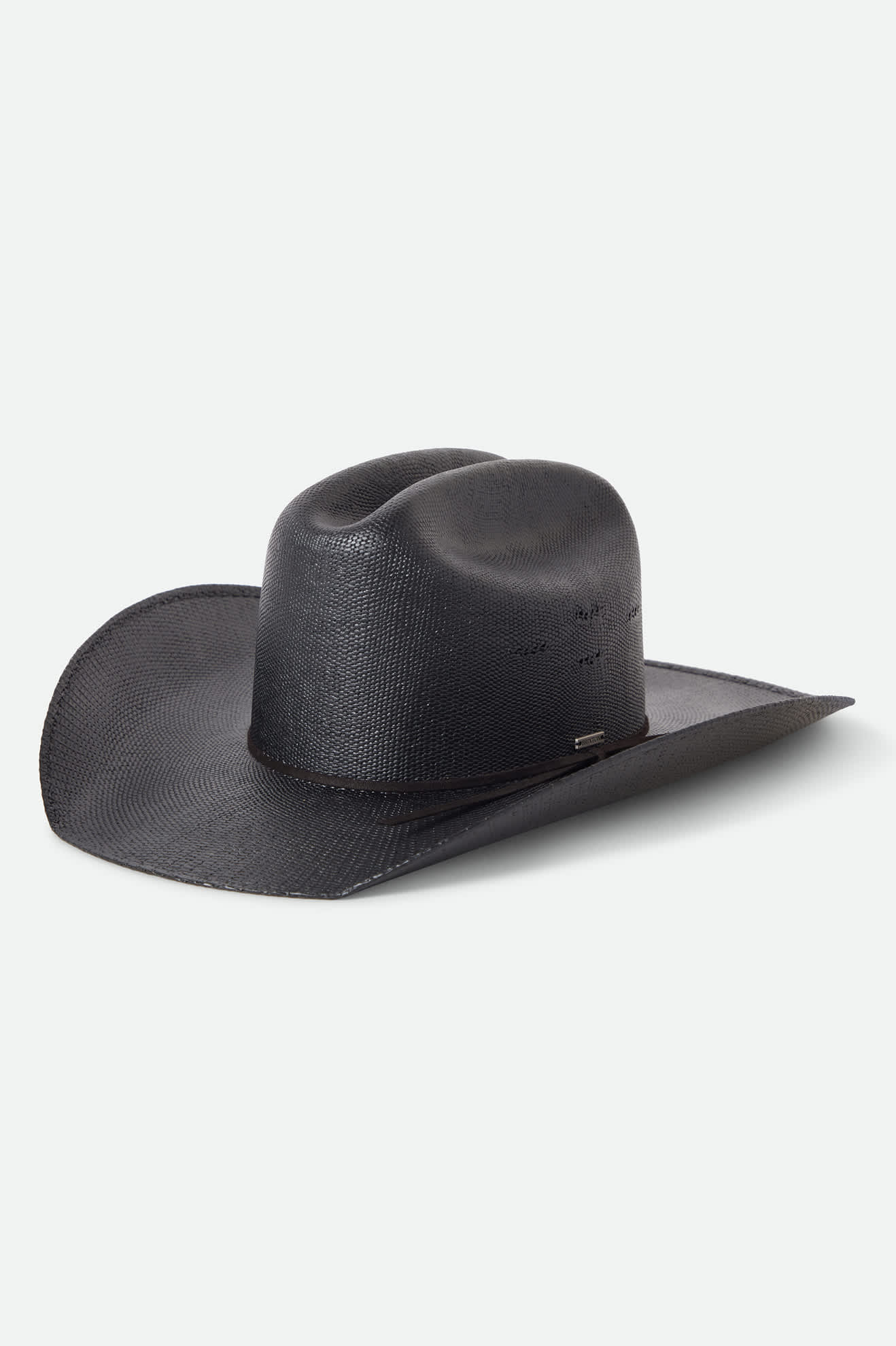 Unisex Laredo Straw Cowboy Hat in the color Black - Front Product Laydown Image
