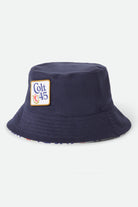 Unisex Colt 45 X Brixton Bucket Hat in the color Multi/Midnight Blue - Front Product Laydown Image