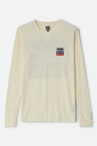 Men's Ford Service Dept Waffle T-Shirt in the color Wimbledon White - Front Product Laydown Image