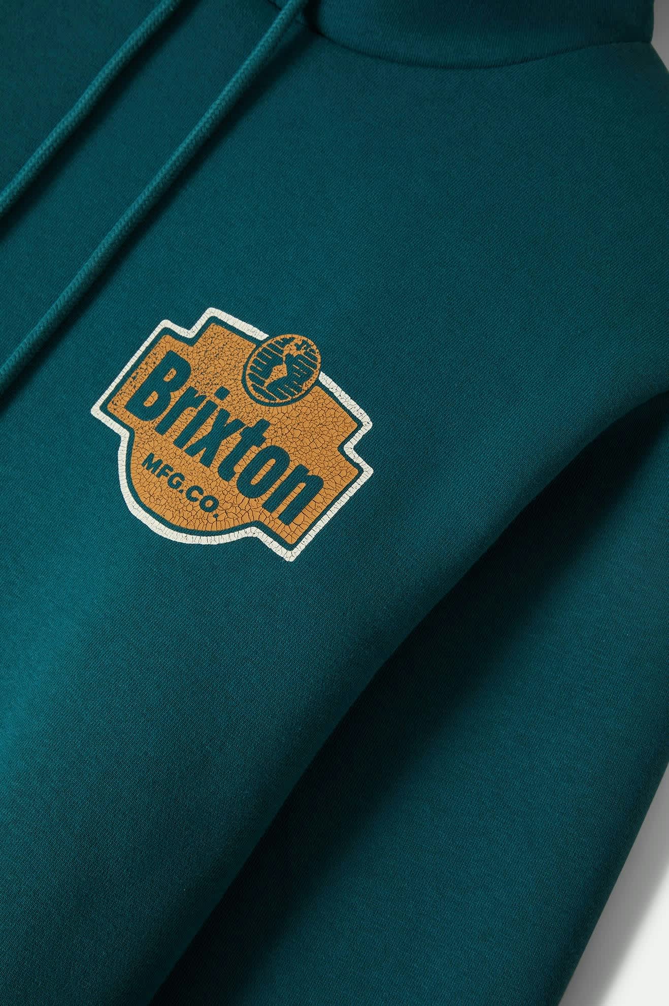 Men's Genuine Quality Hoodie in the color Night Sage - Additional Laydown image