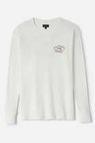 Men's Trails Waffle Knit Top in the color Off White - Front Product Laydown Image