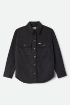 Women's Bagby Jacket in the color Black Heather - Front Product Laydown Image