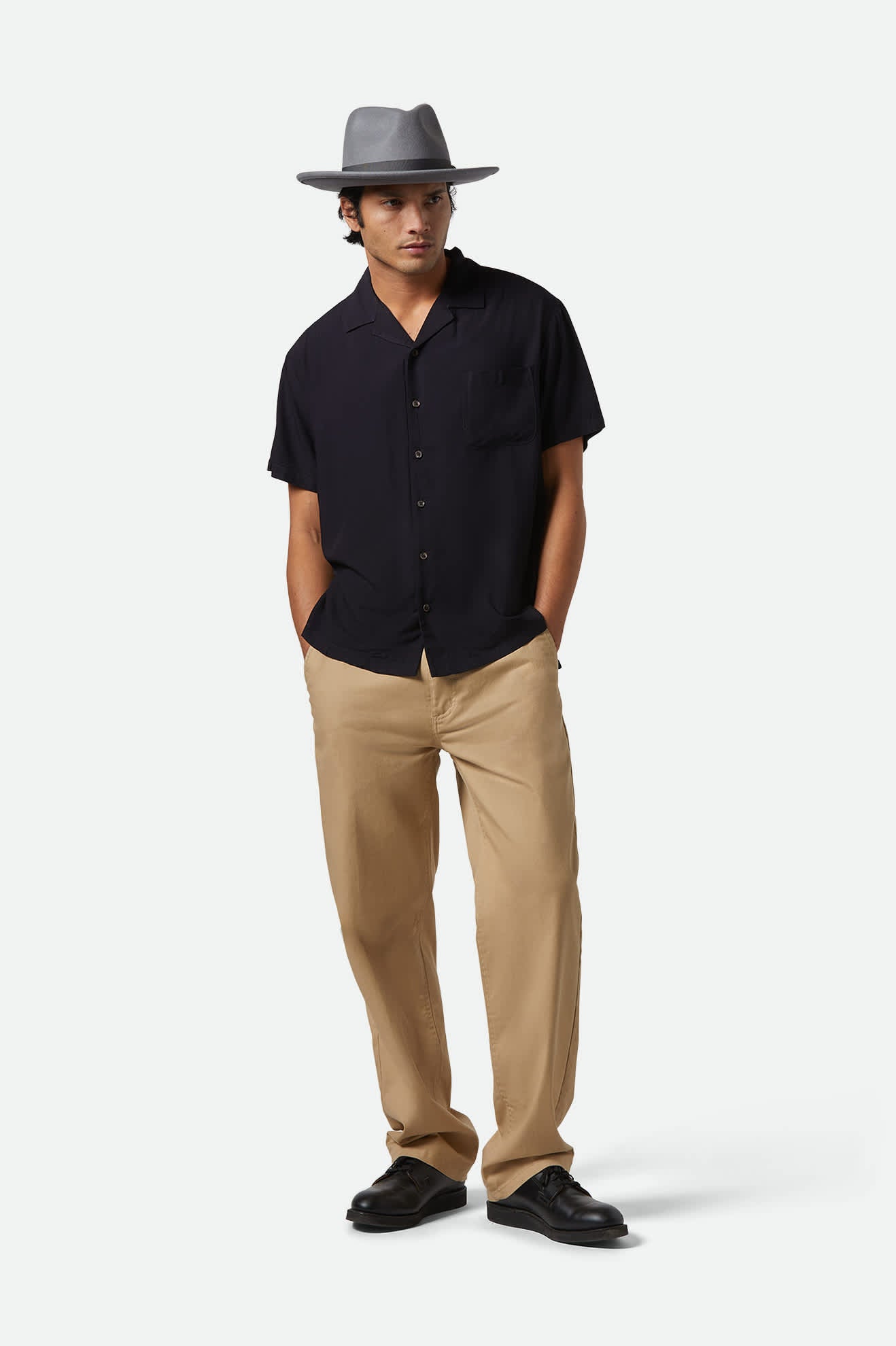 Unisex Dayton Convertabrim Rancher Hat in the color Grey - Additional Fit View