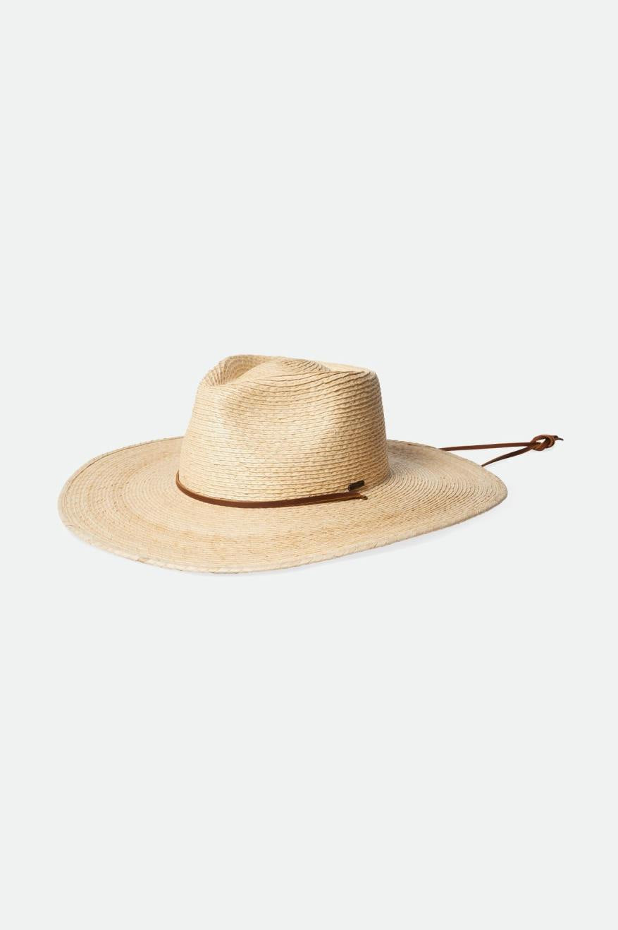 Brixton Unisex Morrison Wide Brim Sun Hat - Natural | Profile