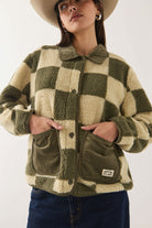 Women's Delilah Quilted Jacket in the color Surplus/Natural - Additional Fit image