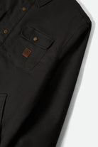 Men's Builders Stretch Jacket in the color Washed Black - Additional Laydown image