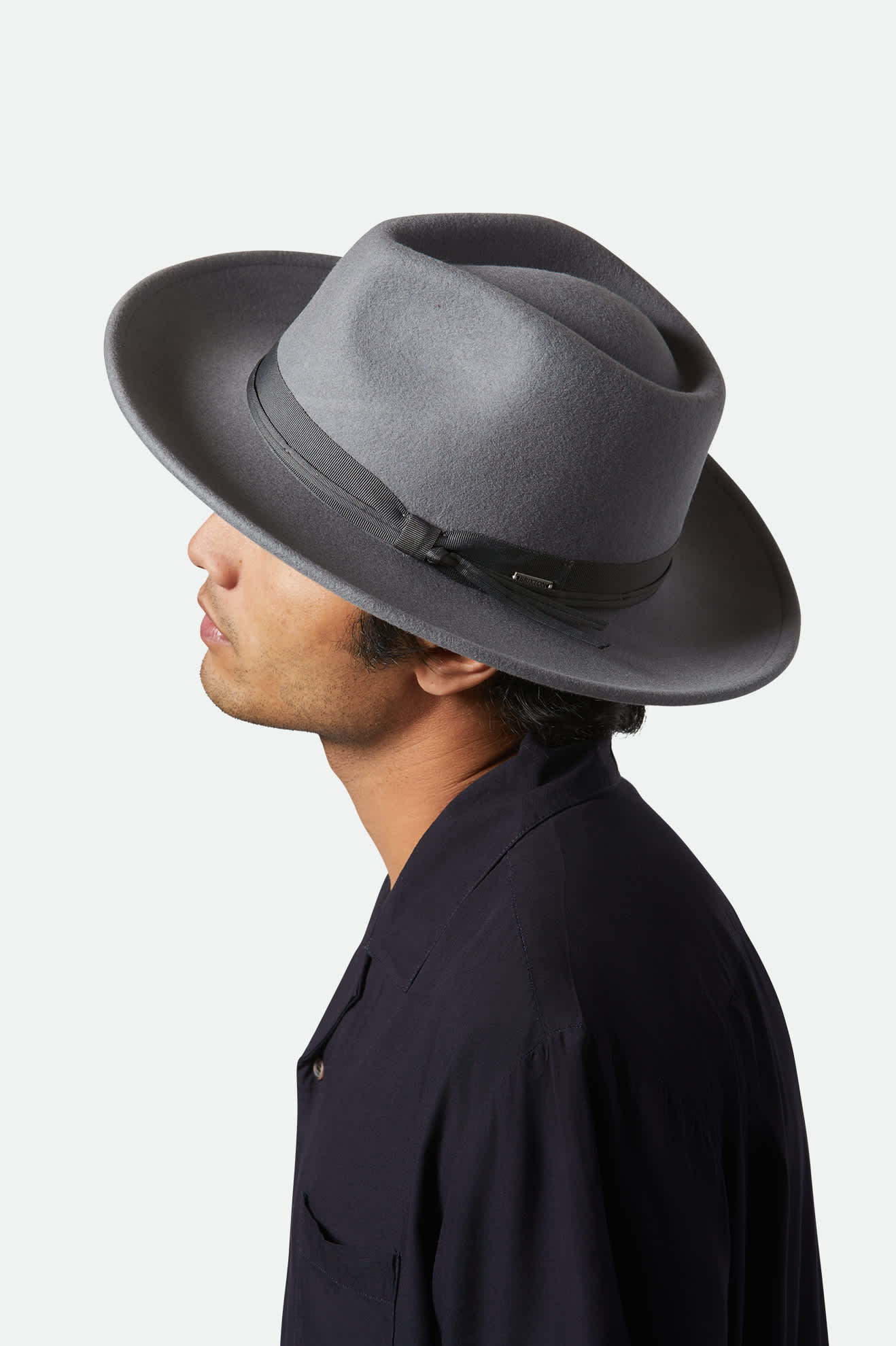 Unisex Dayton Convertabrim Rancher Hat in the color Grey - Additional Fit image