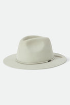 Unisex Wesley Fedora in the color Seafoam - Front Product Laydown Image