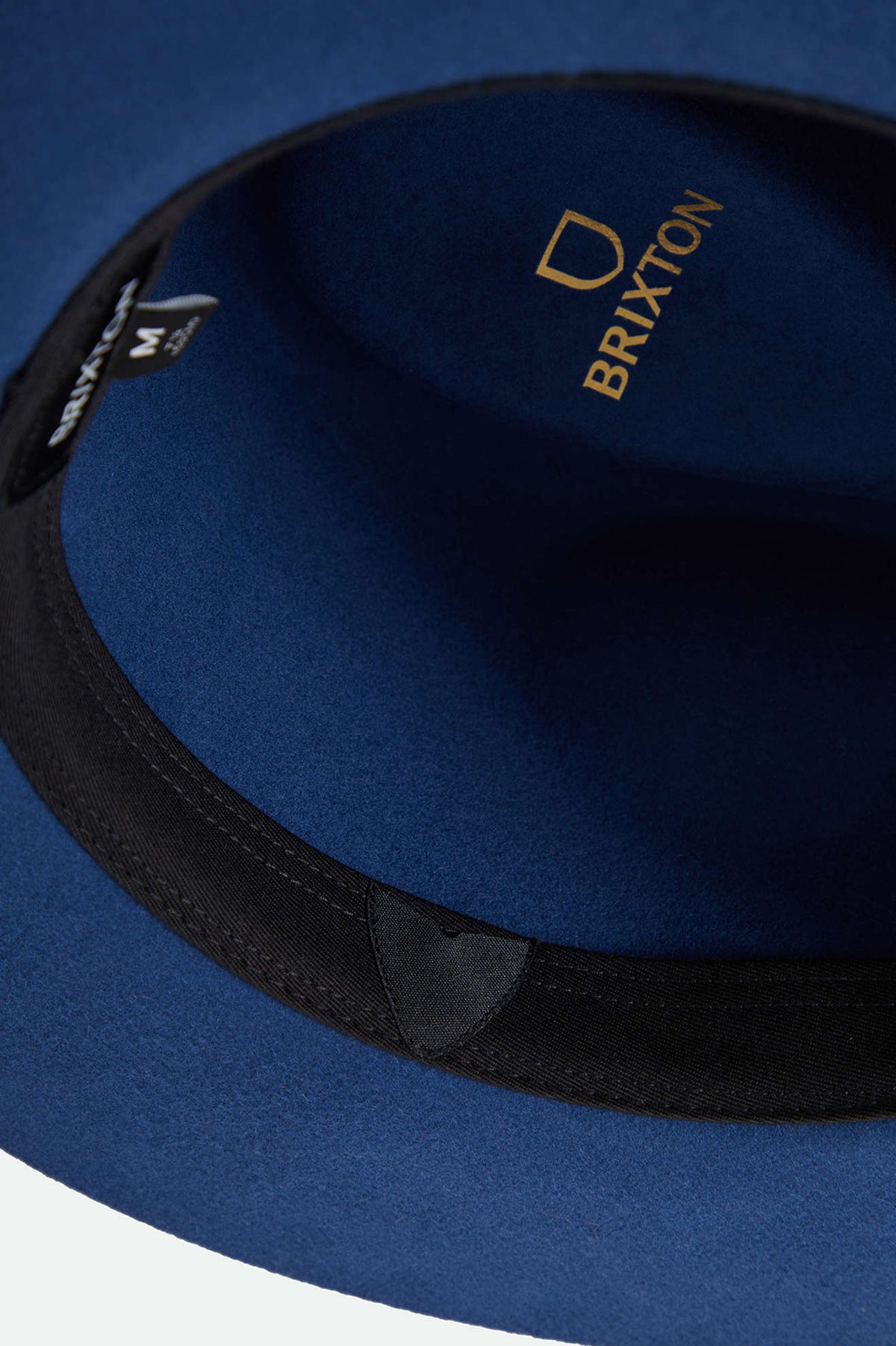 Unisex Wesley Fedora in the color Classic Navy/Black - Additional Laydown image