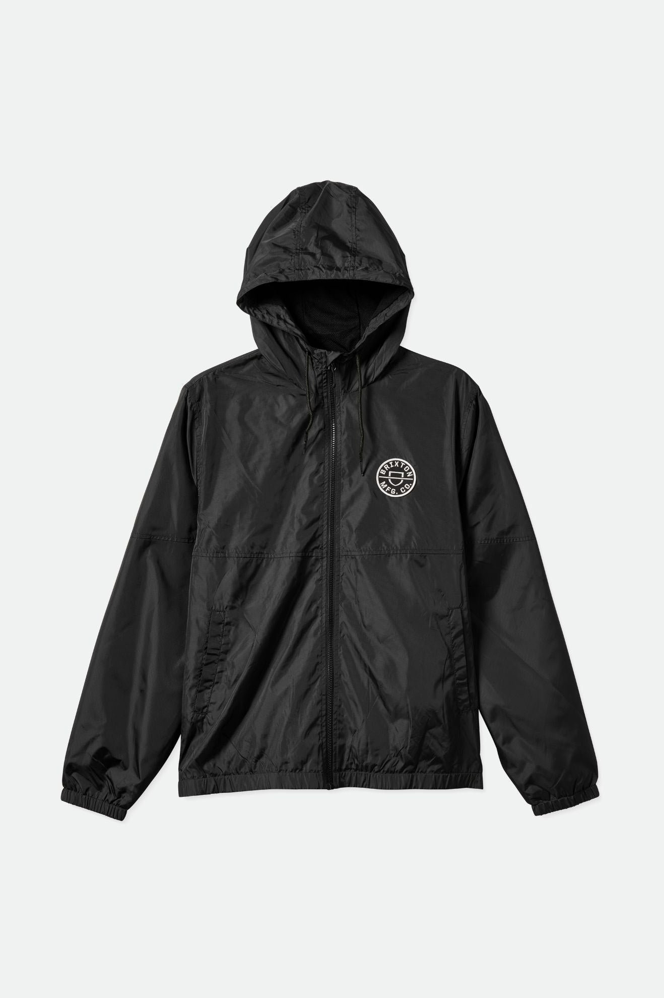 Brixton Men's Claxton Crest Lightweight Jacket - Black/Black | Profile