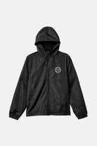 Brixton Men's Claxton Crest Lightweight Jacket - Black/Black | Profile