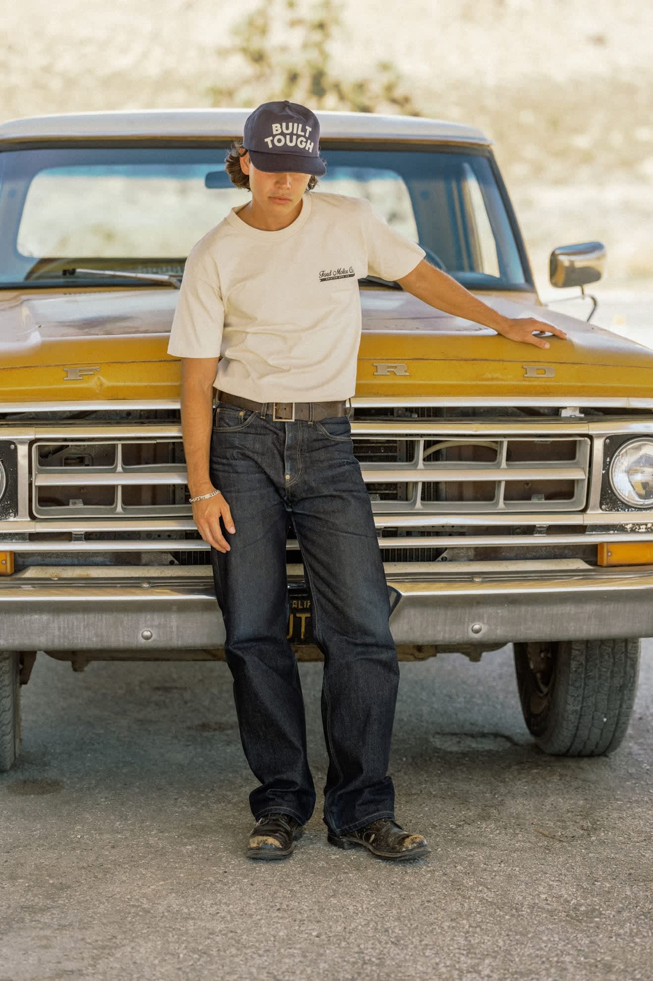 Men's Ford 71 Pickup T-Shirt in the color Wimbledon White - Men's Lifestyle 3.0