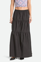 Women's The Abigail Skirt in the color Black - Women's Front Fit Image