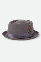 Unisex Stout Pork Pie in the color Charcoal/Charcoal - Front Product Laydown Image