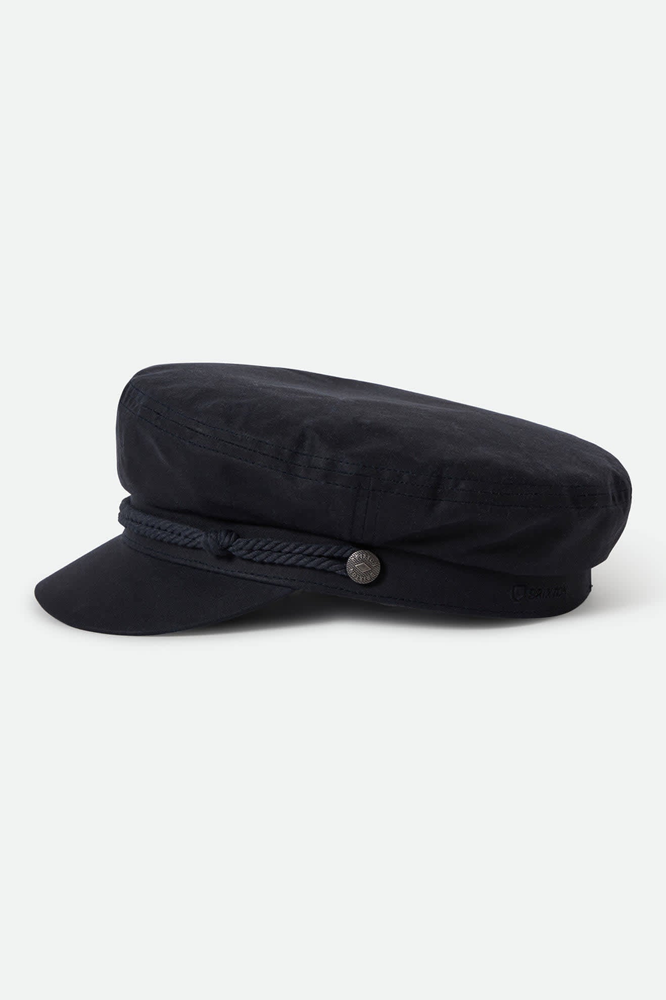 Unisex Fiddler Fisherman Cap in the color Washed Navy - Additional Laydown image