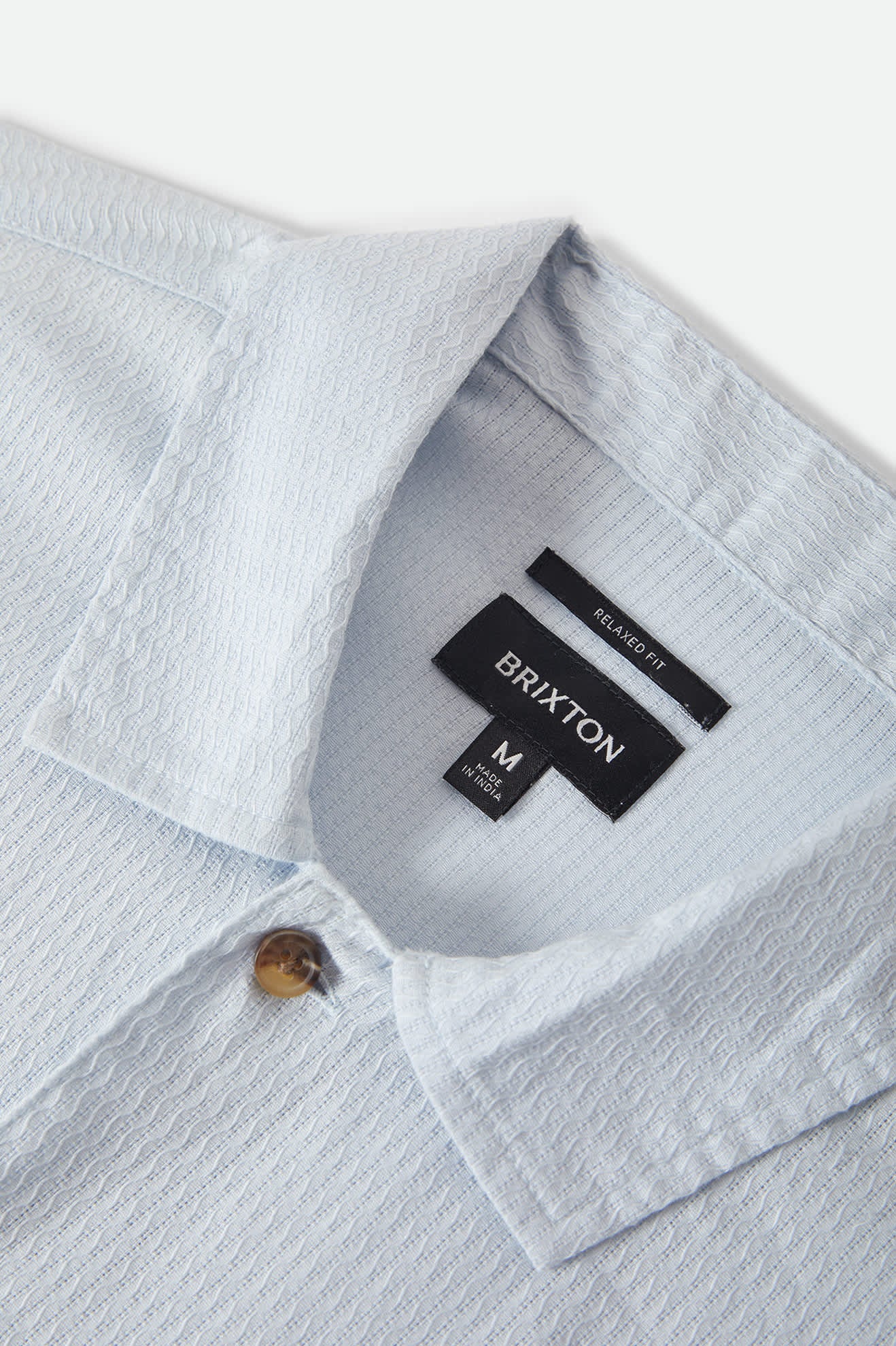 Men's The Vintage Short Sleeve Shirt in the color Blue Aura - Additional Laydown image