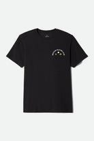 Men's Vanguard Short Sleeve Standard T-Shirt in the color Black - Front Product Laydown Image